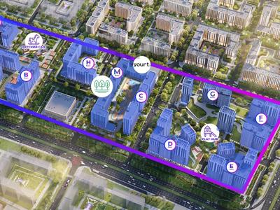 1-комнатная квартира · 37.8 м² · 13/14 этаж, Улы Дала 10а за 24.7 млн ₸ в Астане, Нура р-н