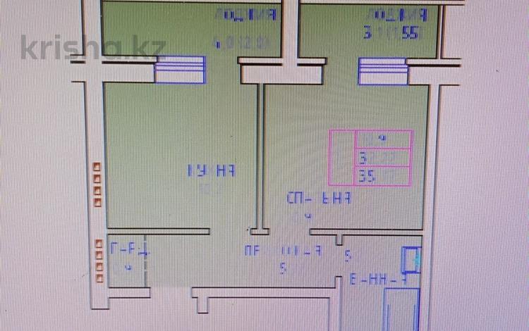 1-бөлмелі пәтер · 37 м² · 2/5 қабат, ул. Габдуллы Тукая 77, бағасы: ~ 13 млн ₸ в Уральске — фото 2