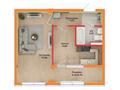 1-бөлмелі пәтер · 38.84 м², мкр. 10 уч. 5, бағасы: ~ 17.5 млн ₸ в Конаеве — фото 3