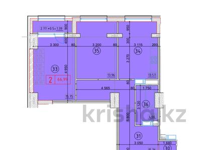 2-бөлмелі пәтер · 68 м² · 10/16 қабат, Темирбаева 50, бағасы: ~ 25.8 млн 〒 в Костанае