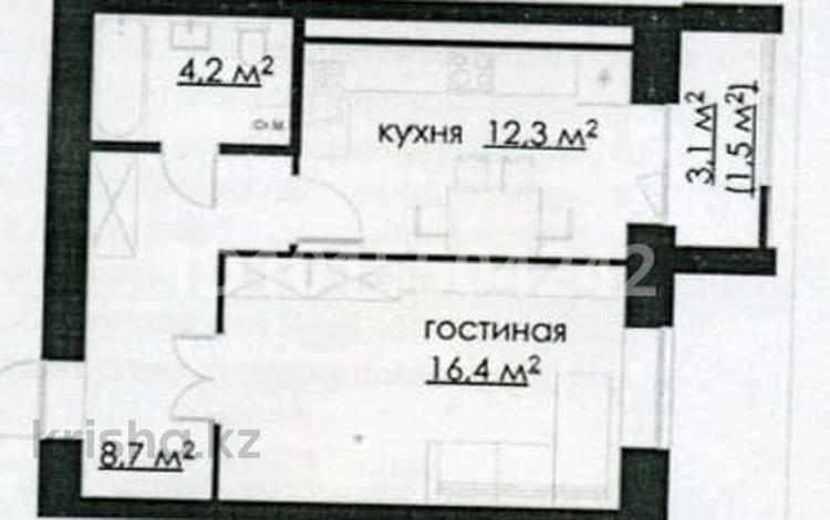 2-комнатная квартира · 46 м² · 9/13 этаж, Букетова 3 за 20.5 млн ₸ в Караганде, Казыбек би р-н — фото 2
