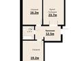 3-комнатная квартира · 76.33 м² · 12/16 этаж, Айтматова 57 за 34.5 млн ₸ в Астане, Нура р-н — фото 14