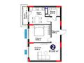 2-комнатная квартира · 61.98 м², Абулхайыр Хана 64 за ~ 35.2 млн ₸ в Атырау — фото 3