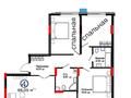 3-бөлмелі пәтер · 98.5 м² · 2/9 қабат, Турар Рыскулов 18/1, бағасы: 63 млн ₸ в Астане, Есильский р-н — фото 2