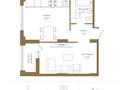 2-бөлмелі пәтер · 47.2 м², Достык 8/5 — РАССРОЧКА - ИПОТЕКА, бағасы: 35 млн ₸ в Астане, Есильский р-н — фото 7