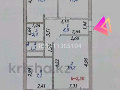 3-комнатная квартира · 61 м² · 2/5 этаж, Проспек Аблайхана 29/1 за 30 млн ₸ в Астане, Алматы р-н