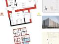 1-бөлмелі пәтер · 35.29 м², Айтматова 21, бағасы: 20.5 млн ₸ в Астане, Нура р-н
