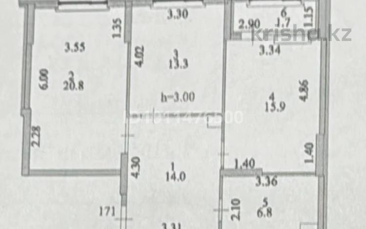 2-бөлмелі пәтер · 72.5 м² · 3/18 қабат, Е-36 5 — Сыганак, бағасы: 39.5 млн ₸ в Астане, Нура р-н — фото 2