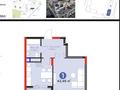 1-бөлмелі пәтер · 42.46 м² · 3/12 қабат, Турар Рыскулов 18 — Рыскулова Кайсенова, бағасы: 33.5 млн ₸ в Астане, Есильский р-н — фото 7