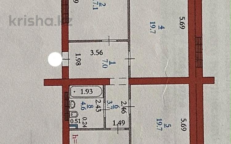 3-комнатная квартира · 87.9 м² · 5/5 этаж, мкр. Алтын орда, тауелсиздик 2 за 31 млн ₸ в Актобе — фото 3