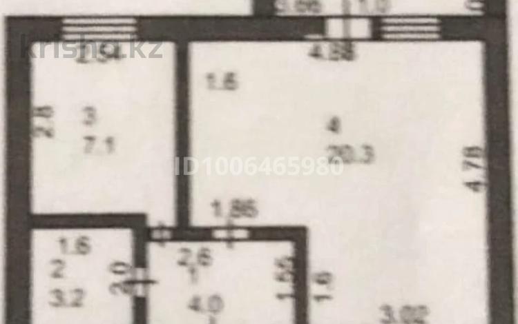 1-комнатная квартира · 35.6 м² · 3/5 этаж, 43 за 6.3 млн 〒 в Саумалколе — фото 2