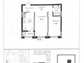 2-комнатная квартира · 58.97 м² · 4/9 этаж, Чингиз Айтматов 24/4 — Улы Дала-Айтматова за 39 млн ₸ в Астане, Нура р-н