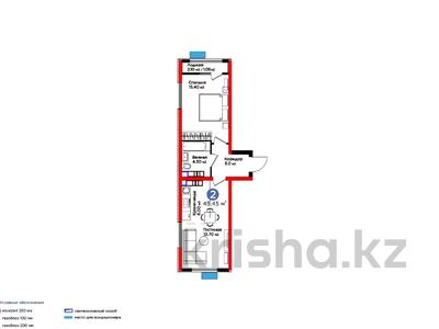 2-комнатная квартира, 45.45 м², ​Туркия — скидки от 4% за ~ 16.5 млн 〒 в Шымкенте, Абайский р-н