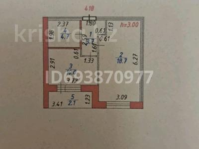 1-бөлмелі пәтер, 39.2 м², 9/10 қабат, Култегин 13, бағасы: 18.5 млн 〒 в Астане, Есильский р-н