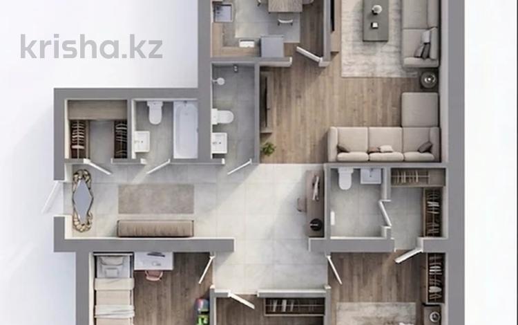 3-бөлмелі пәтер · 137 м² · 3/7 қабат, мкр Михайловка , Аманжолова 96/3 — ЖК Elegance, бағасы: ~ 55.9 млн ₸ в Караганде, Казыбек би р-н — фото 34