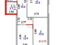 2-бөлмелі пәтер · 75 м² · 13/25 қабат, Тауелсиздик 25, бағасы: 32 млн ₸ в Астане, Алматы р-н — фото 4