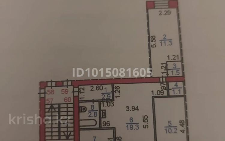 3-комнатная квартира · 55.6 м² · 3/5 этаж, Пришахтинск, Зелинского 24\5 за 12.9 млн ₸ в Караганде, Алихана Бокейханова р-н — фото 2