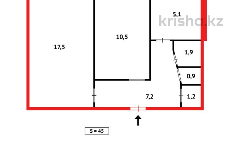 2-бөлмелі пәтер, 44.7 м², 4/5 қабат, бульвар Независимости, бағасы: 7.8 млн 〒 в Темиртау — фото 26