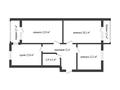3-бөлмелі пәтер · 86.3 м² · 1/6 қабат, Гашека 6/2, бағасы: 40 млн ₸ в Костанае — фото 13