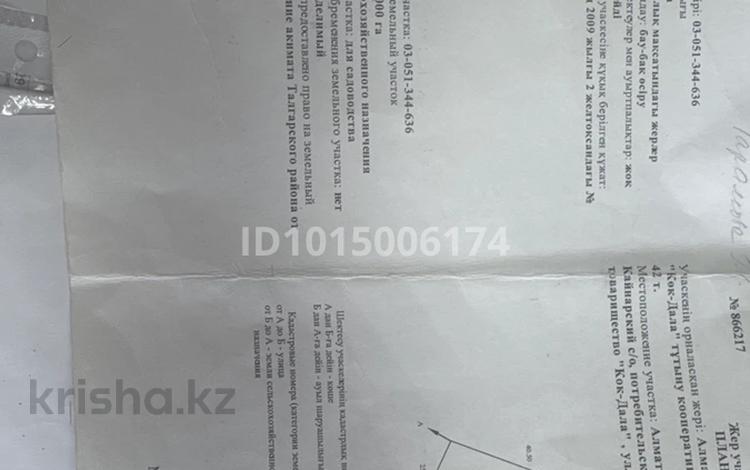 Участок · 10 соток, Кайнар а/о за 2.3 млн ₸ в Алматинской обл., Талгарский р-н — фото 2
