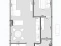 2-комнатная квартира · 62.1 м² · 3/4 этаж, мкр Юбилейный, Омаровой 25/1 за 62 млн ₸ в Алматы, Медеуский р-н — фото 24