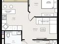 1-бөлмелі пәтер · 43.6 м² · 4/9 қабат, Шамши Калдаяков 14 — Тауелсиздик, бағасы: 29.9 млн ₸ в Астане, Сарайшык р-н