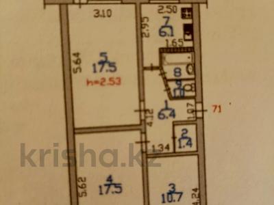 3-комнатная квартира · 63 м² · 4/5 этаж, Манаса за 41 млн ₸ в Алматы, Бостандыкский р-н