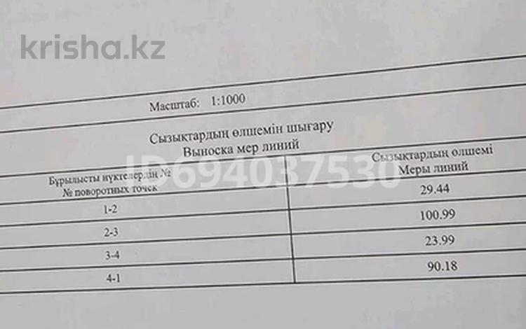 Жер телімі 24 сотық, Данғарашал 38, бағасы: 24 млн 〒 в Ленгере — фото 2