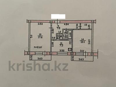 2-комнатная квартира, 53 м², 3/5 этаж, ГОГОЛЯ 174 — ЧОКИНА за ~ 40 млн 〒 в Алматы, Алмалинский р-н