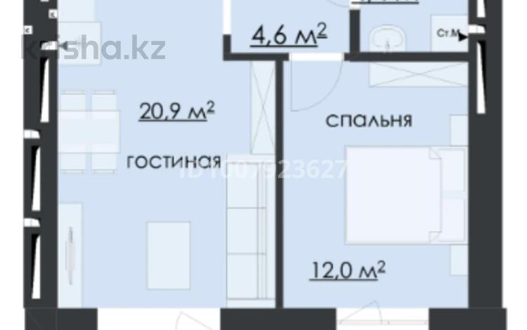 2-комнатная квартира · 46.8 м² · 11/13 этаж, ​Улица Карбышева 15/1 за 22.3 млн 〒 в Караганде, Казыбек би р-н — фото 8