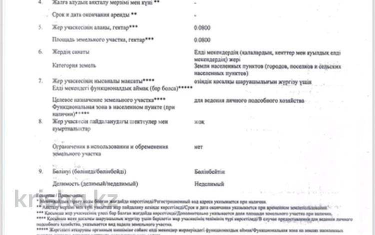 Участок · 8 соток, Тохтарова 138 — Карасай батыра за 29.5 млн ₸ в Туздыбастау (Калинино) — фото 29