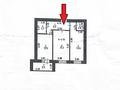 2-бөлмелі пәтер · 58 м² · 9/12 қабат, Бейбарыс Султан 27, бағасы: 32 млн ₸ в Астане, Сарыарка р-н — фото 2