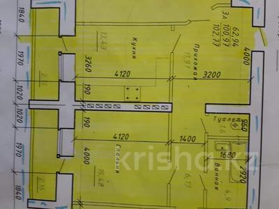 3-комнатная квартира · 102 м² · 3/5 этаж, мкр. Алтын орда за 20.5 млн 〒 в Актобе