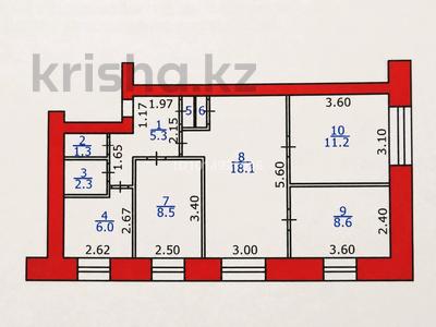 4-бөлмелі пәтер · 62.1 м² · 1/5 қабат, 3 микрорайон, бағасы: 15 млн ₸ в Риддере