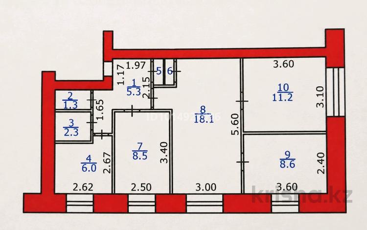4-бөлмелі пәтер · 62.1 м² · 1/5 қабат, 3 микрорайон, бағасы: 15 млн ₸ в Риддере — фото 2