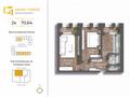 2-бөлмелі пәтер · 70.64 м² · 3/7 қабат, Алтын орда ш/а. 192 — Халела досмухамедулы, бағасы: ~ 26.8 млн ₸ в Актобе, мкр. Алтын орда — фото 3