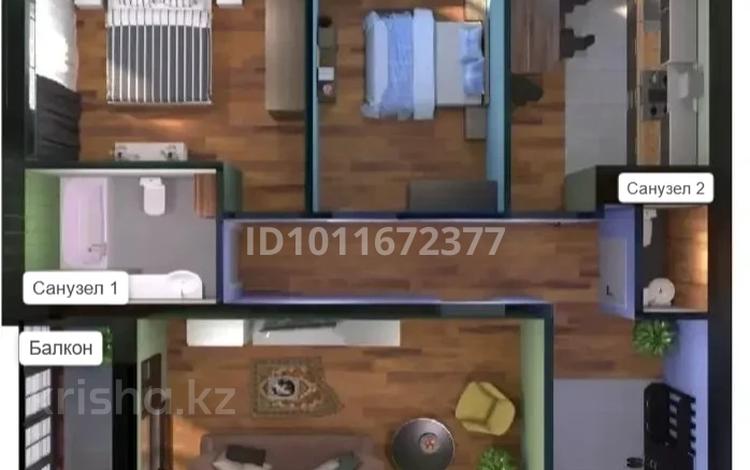 3-комнатная квартира · 68.3 м² · 11/12 этаж, Скрябина 28/3 — Крылова-Райымбека за 49.9 млн ₸ в Алматы, Жетысуский р-н — фото 15