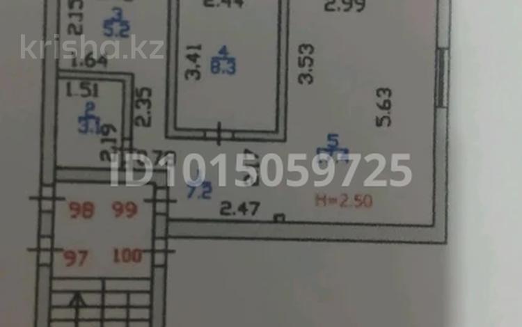 2-комнатная квартира · 42 м² · 5/5 этаж, Жидебай батыр 1 — Квартира на 3мкр в доме кафе Родной,рядом садик,детские площадки,в дом за 8.7 млн ₸ в Балхаше — фото 2