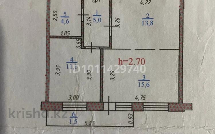 2-бөлмелі пәтер · 51.6 м² · 4/9 қабат, Самал 82 — Коняхина, бағасы: 24 млн ₸ в Уральске — фото 2
