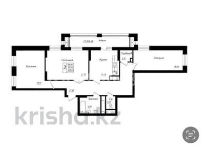 3-комнатная квартира, 107.39 м², 9/18 этаж, Косшыгулулы 6/1 — Сейфуллина Кумисбекова за 32.5 млн 〒 в Астане, Сарыарка р-н