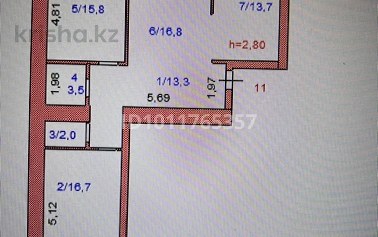 3-бөлмелі пәтер · 84.6 м² · 4/9 қабат, Жумабаева 13/1, бағасы: ~ 32.2 млн ₸ в Кокшетау — фото 2