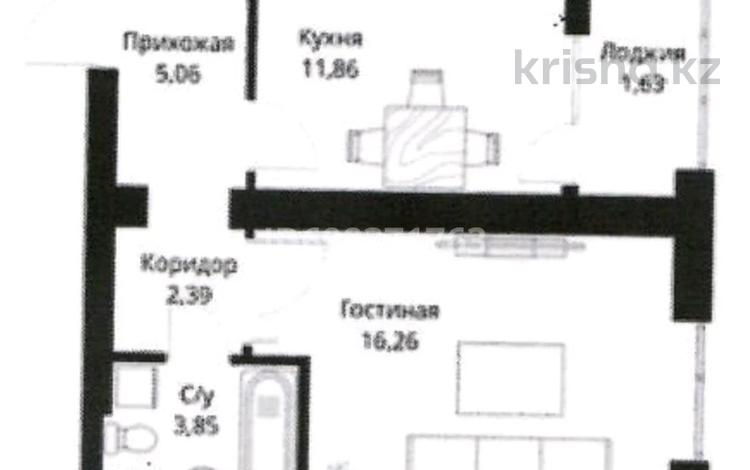 2-бөлмелі пәтер · 41 м² · 6/9 қабат, Култегин, бағасы: 20 млн 〒 в Астане, Нура р-н — фото 2