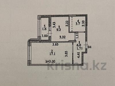 1-комнатная квартира · 37.6 м² · 7/9 этаж, Ахмет Байтурсынулы 10/1 за 30 млн 〒 в Астане, Сарайшык р-н