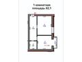 1-бөлмелі пәтер · 62.1 м², Бисена Жумагалиева 55, бағасы: ~ 19.3 млн ₸ в Уральске — фото 3