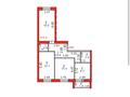 3-бөлмелі пәтер · 80 м² · 6/9 қабат, Мкр-н Северо-Западный 235, бағасы: 38 млн ₸ в Костанае — фото 7