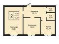 2-комнатная квартира · 66.87 м², 40-й мкр 3 за ~ 21.4 млн ₸ в Актау — фото 3
