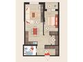 2-комнатная квартира · 57 м², мкр Томирис, Рыскулова 103/6 за ~ 28 млн ₸ в Алматы, Алатауский р-н — фото 3