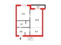 2-бөлмелі пәтер · 36.1 м² · 9/10 қабат, Юго-Восток ш/а., ул. Университетская, бағасы: 25 млн ₸ в Караганде, Казыбек би р-н — фото 11