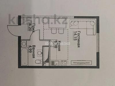 1-бөлмелі пәтер · 29 м² · 6/12 қабат, ул. Фадеева, 38г, бағасы: 23 млн ₸ в Алматы, Алатауский р-н