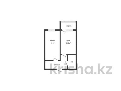 1-бөлмелі пәтер · 40 м² · 2/5 қабат, Береке шағын ауданы, Промышленная 50, бағасы: 15.8 млн ₸ в Костанае, Микрорайон Береке